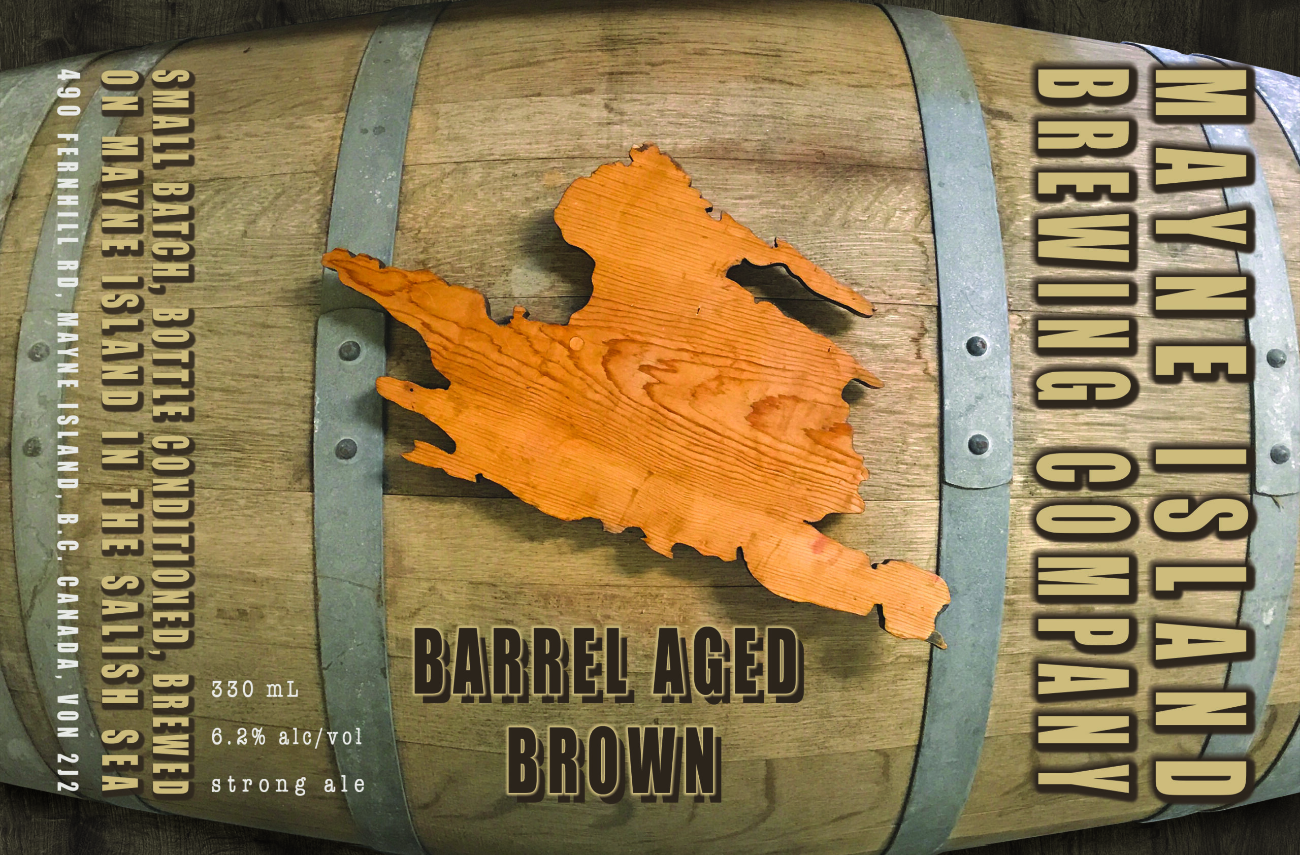 Mayne Island Barrel Aged Brown sized 330 Mayne Island Barrel Aged Brown sized 330