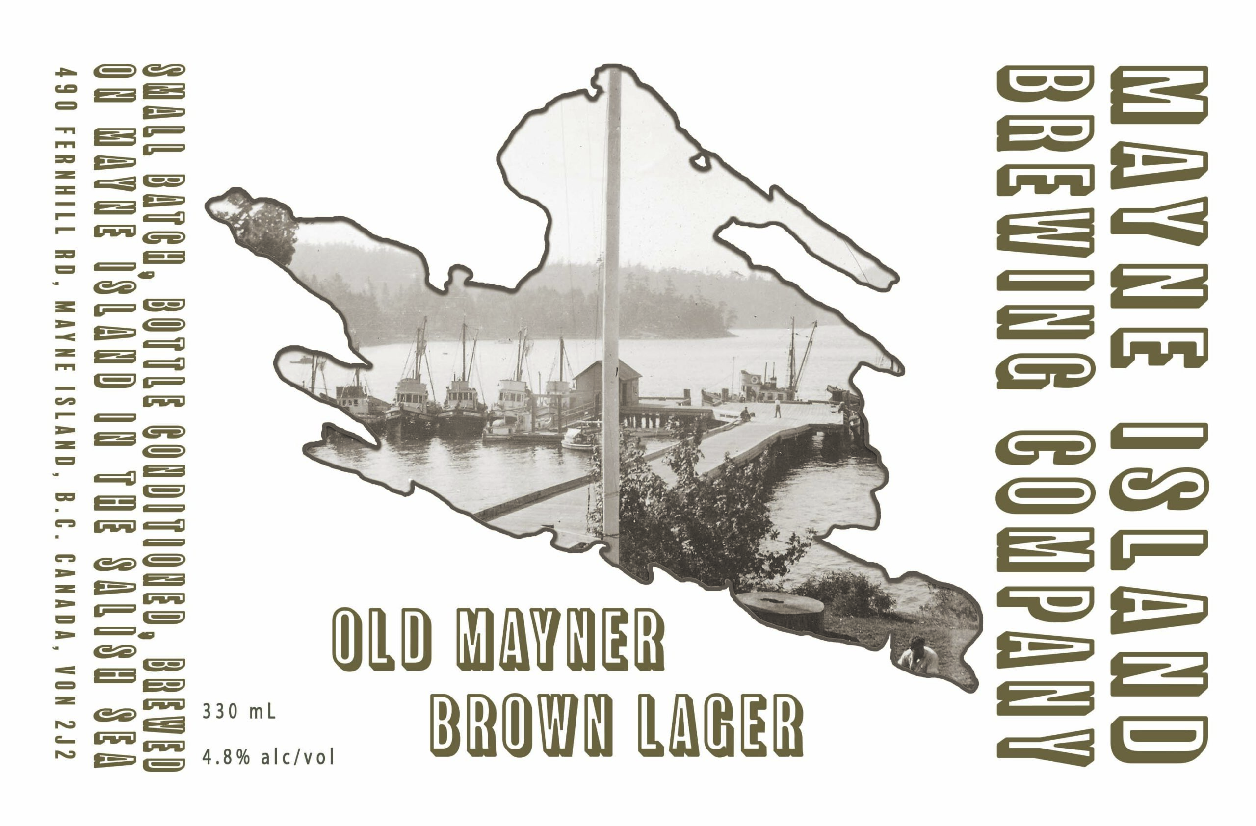 Mayne Island Old Mayner Brown Lager sized 330 Mayne Island Old Mayner Brown Lager sized 330